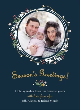 Season's Greetings Ornament Photo