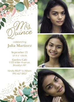 Floral Pastel Quince