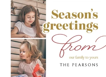 Modern Swirl Season's Greetings