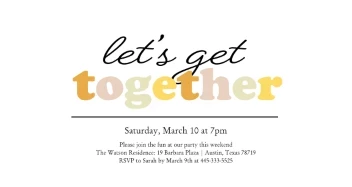 Let's Get Together