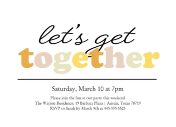 Let's Get Together