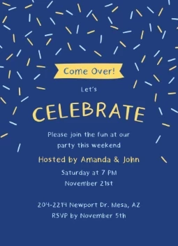 Fun Confetti Celebration