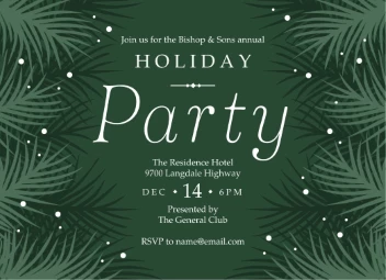 Festive Branches Holiday Party