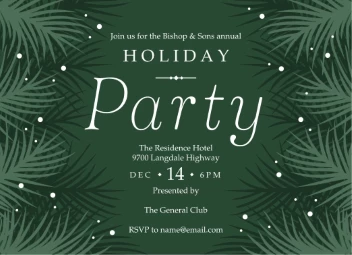 Festive Branches Holiday Party