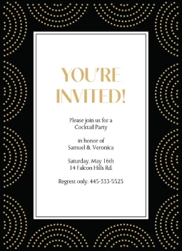 Luxury Pattern Party Invitation