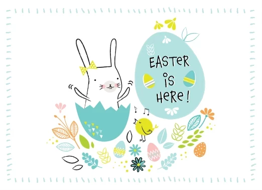 Pastel Bunny & Egg