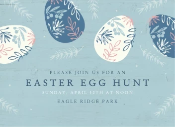 Botanical Eggs Pattern