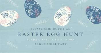 Botanical Eggs Pattern