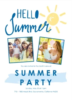 Summer Watercolor Sun