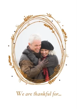 Copper Linear Wreath