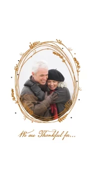 Copper Linear Wreath