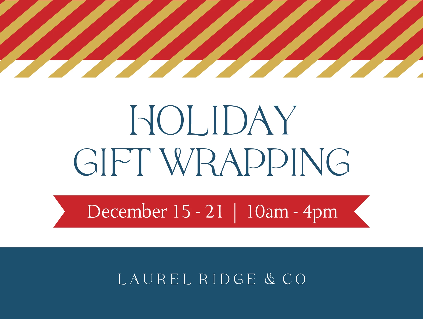 Holiday Gift Wrapping