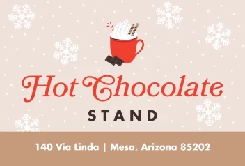 Hot Chocolate Stand
