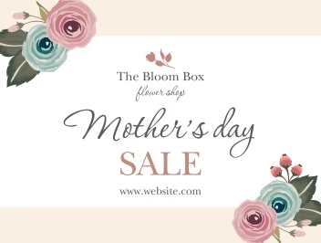 Mother's Day Flower Sale