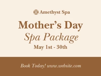 Mother's Day Spa Package
