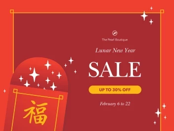 Lunar New Years Sale