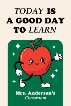 Retro Cartoons Back To School