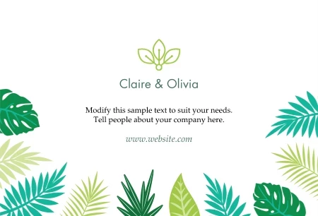 Tropical Palm Leaves