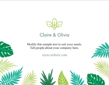 Tropical Palm Leaves