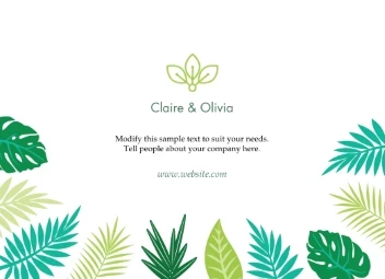 Tropical Palm Leaves