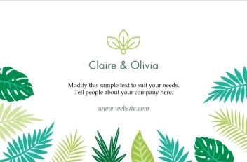 Tropical Palm Leaves