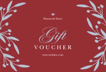 Christmas Leaves Gift Voucher