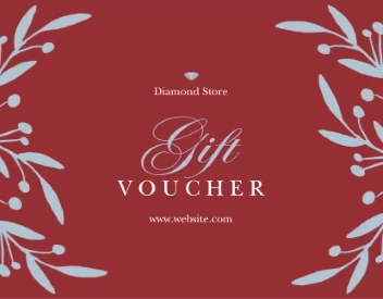 Christmas Leaves Gift Voucher