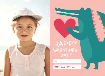 Crocodile Love Valentines