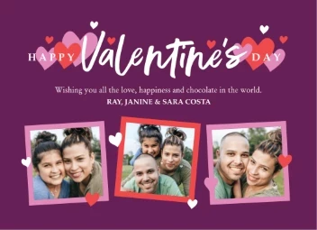 Hearts and Frames Valentines