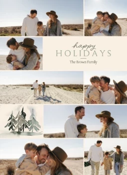 Holiday Forest Collage