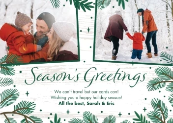 Pine Frame Season's Greetings