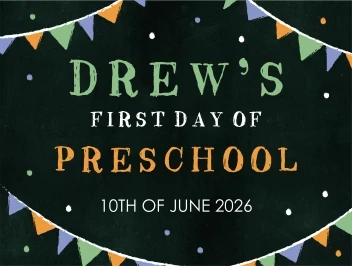 Chalkboard Banner Simple