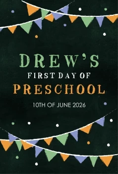 Chalkboard Banner Simple