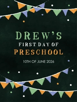 Chalkboard Banner Simple