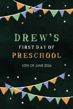 Chalkboard Banner Simple