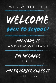 Marker Text High School