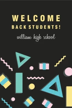 Retro School Pattern