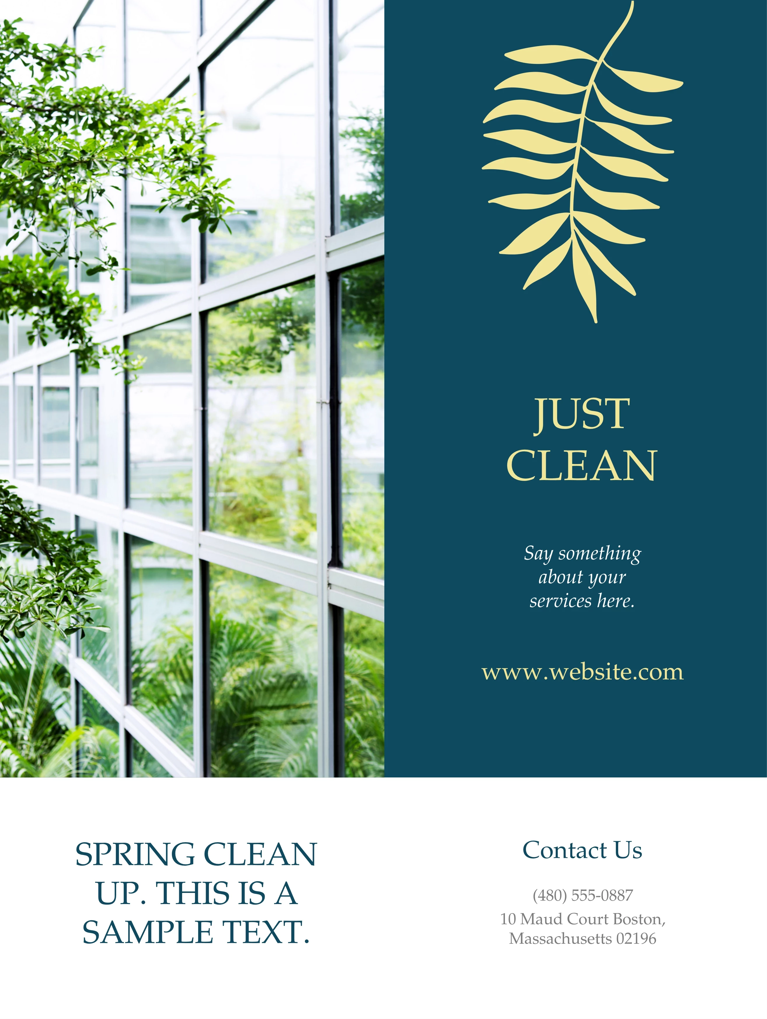 Spring Foliage Cleaning