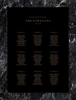 Marble Gold Splatter