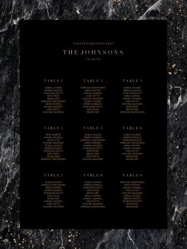 Marble Gold Splatter