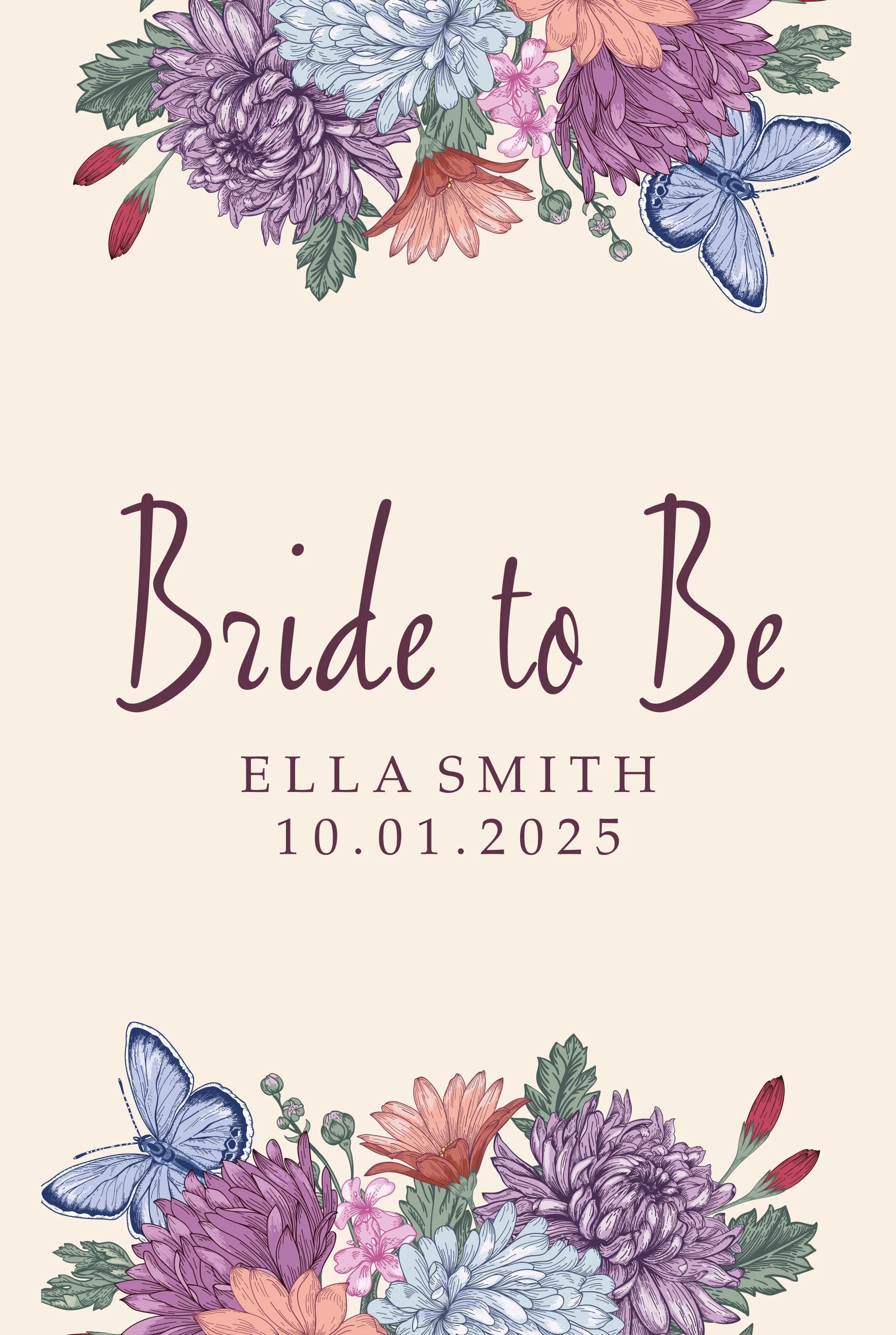 Vintage Script Bridal