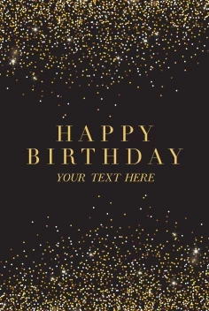 Glitter Classic Birthday