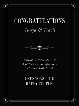 Congratulatory Toast