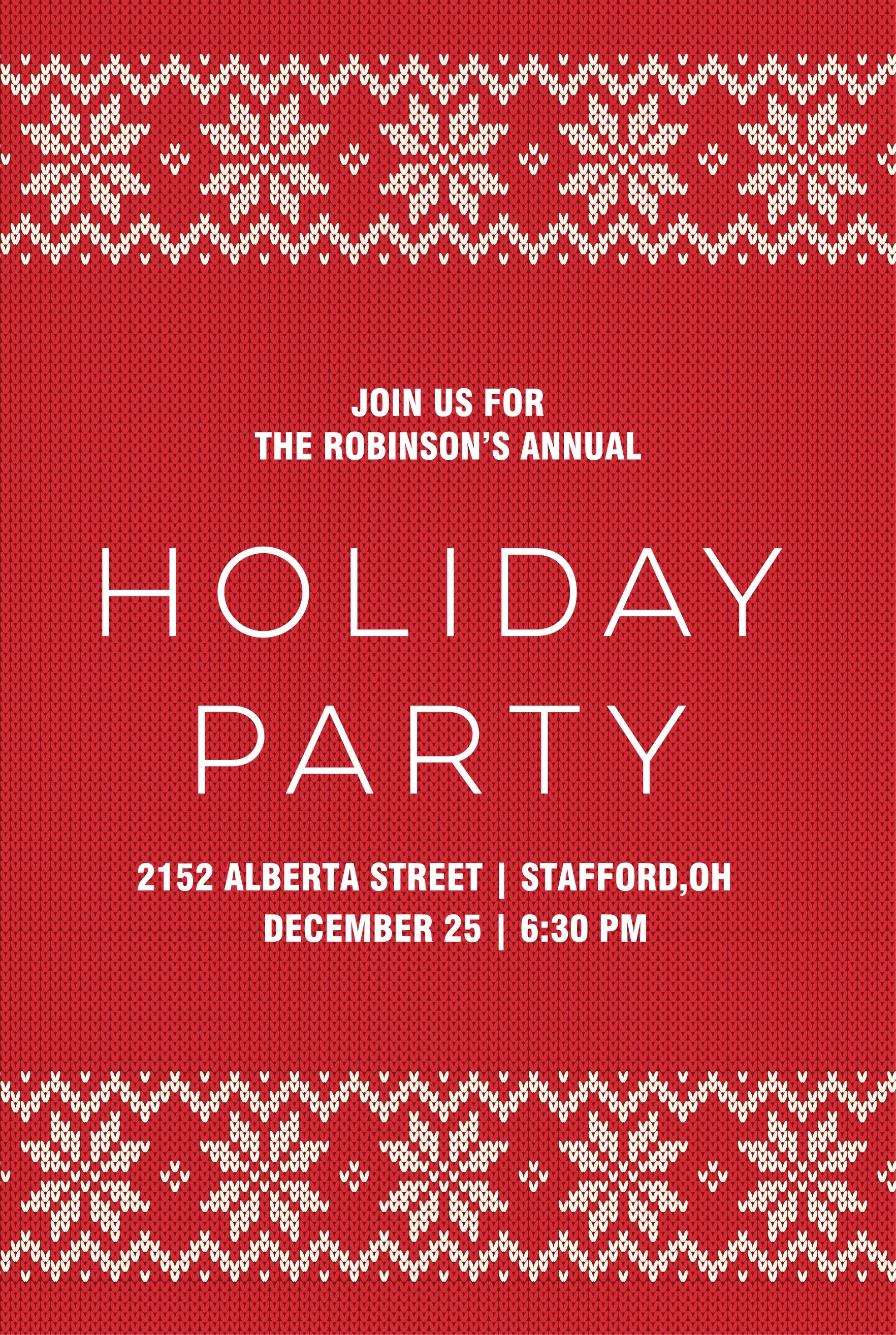 Knitted Sweater Pattern