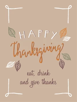 Thanksgiving Foliage