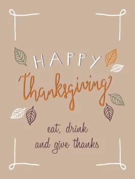 Thanksgiving Foliage