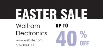 Big Bold Easter Sale