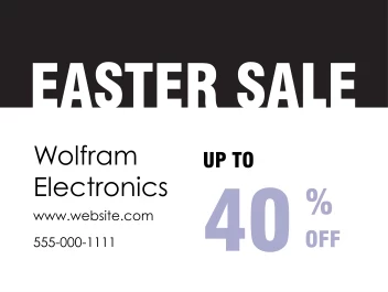 Big Bold Easter Sale