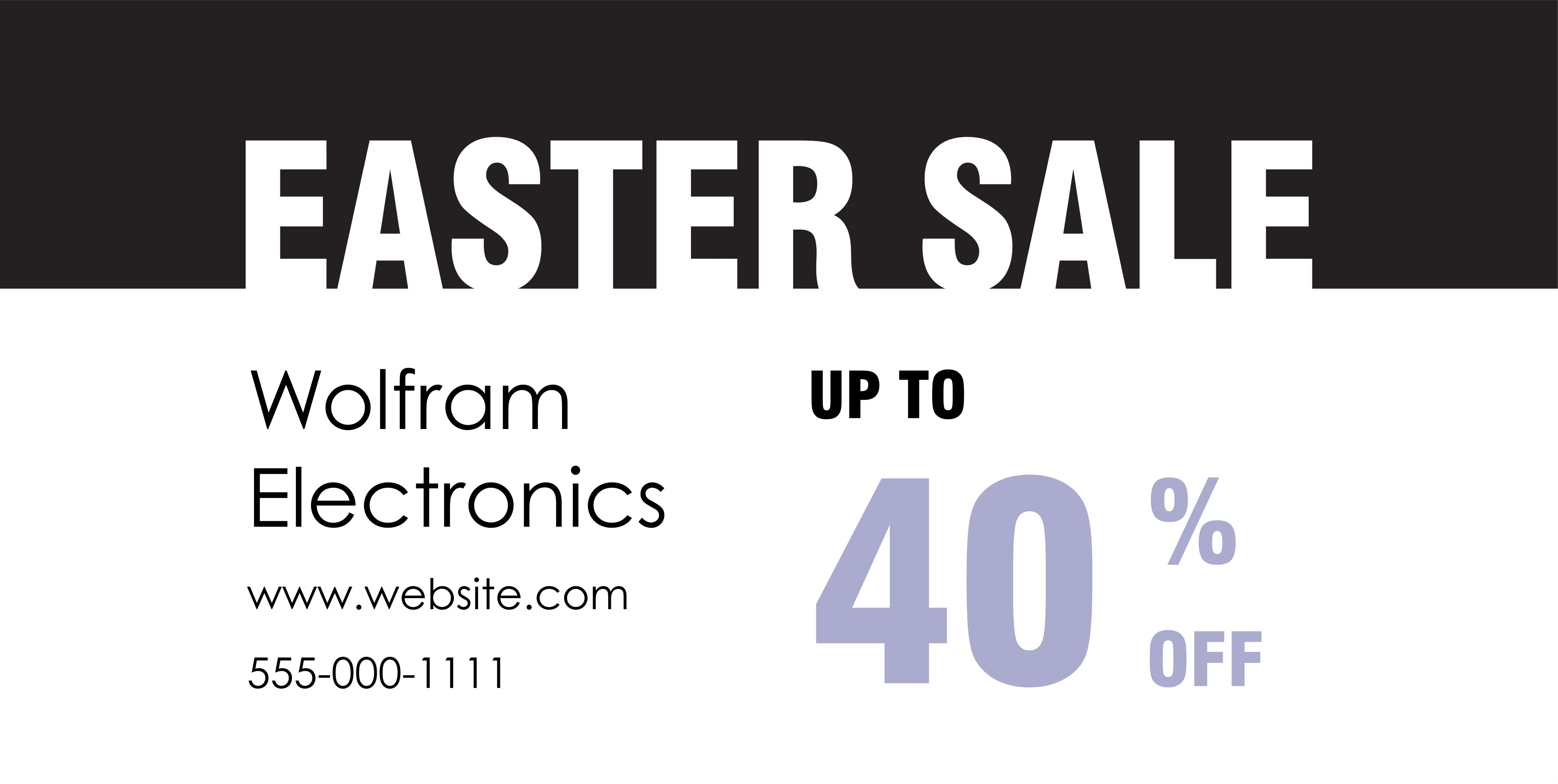 Big Bold Easter Sale