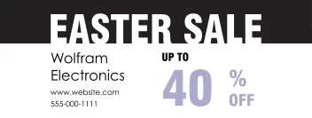 Big Bold Easter Sale
